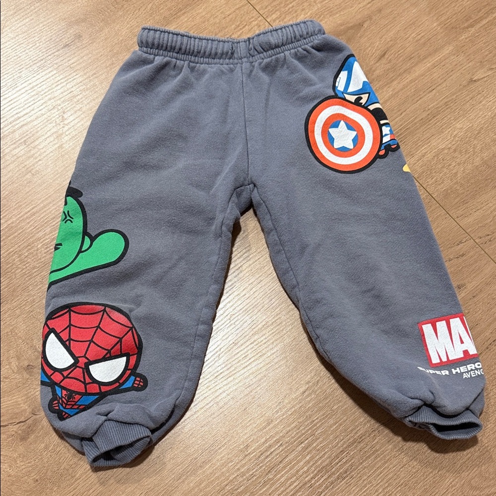 ZARA Marvel Superhero Kids Joggers - Gray